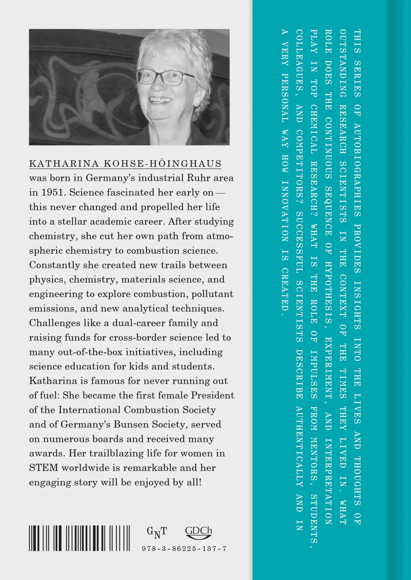 Rückseite: 9783862251377 | Burning for Science-A Woman in a Technical Field | Kohse-Höinghaus