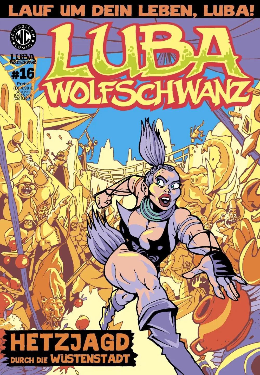 Cover: 9783869591377 | Luba Wolfschwanz 16 | Hetzjagd durch die Wüstenstadt | Broschüre