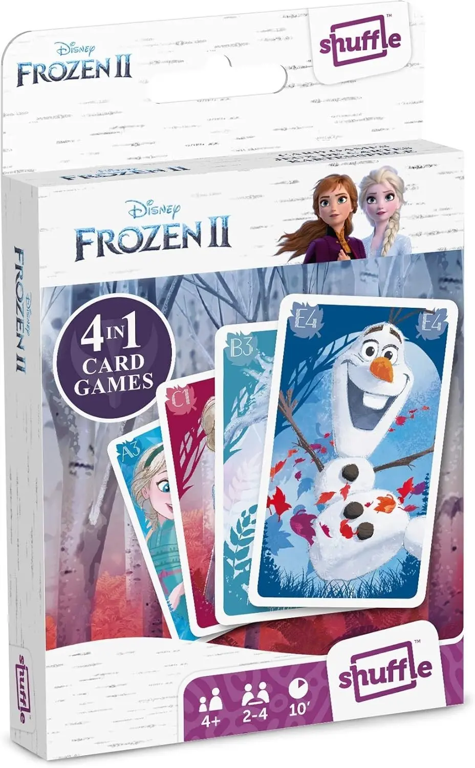 Cover: 5411068841477 | Shuffle 10006570 - Disney Frozen II Die Eiskönigin 2, 4in1 Kartenspiel