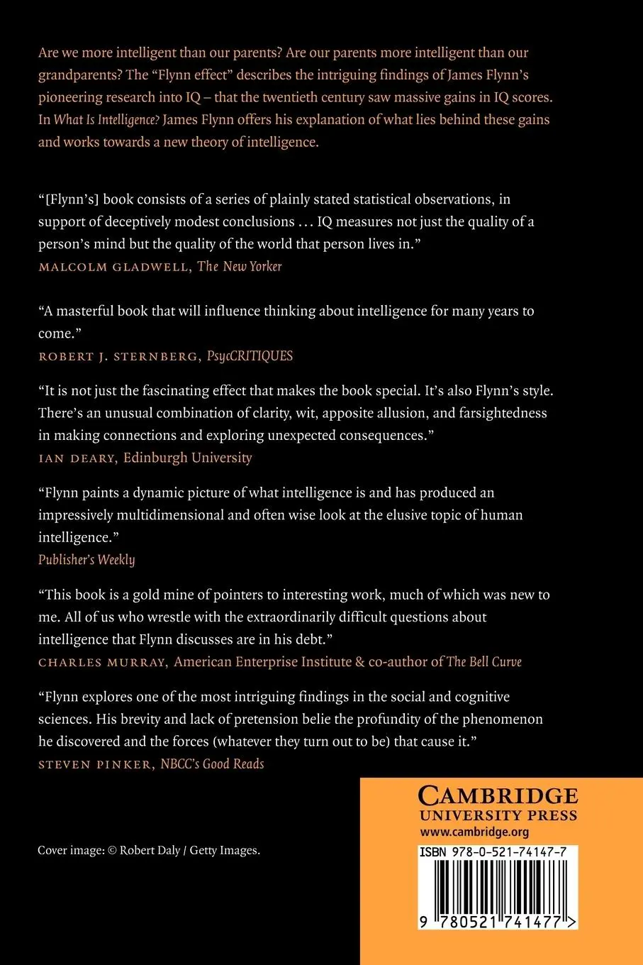 Rückseite: 9780521741477 | What Is Intelligence? | Beyond the Flynn Effect | James R. Flynn