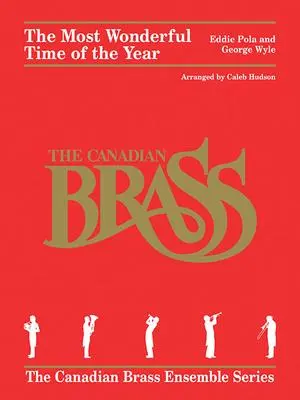 Cover: 9781540071477 | The Most Wonderful Time of the Year | For Brass Quintet | Eddie Pola
