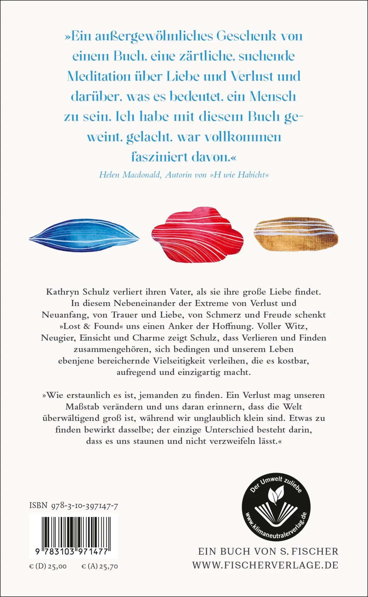 Rückseite: 9783103971477 | Lost &amp; Found | Vom Verlieren und Finden der Liebe | Kathryn Schulz