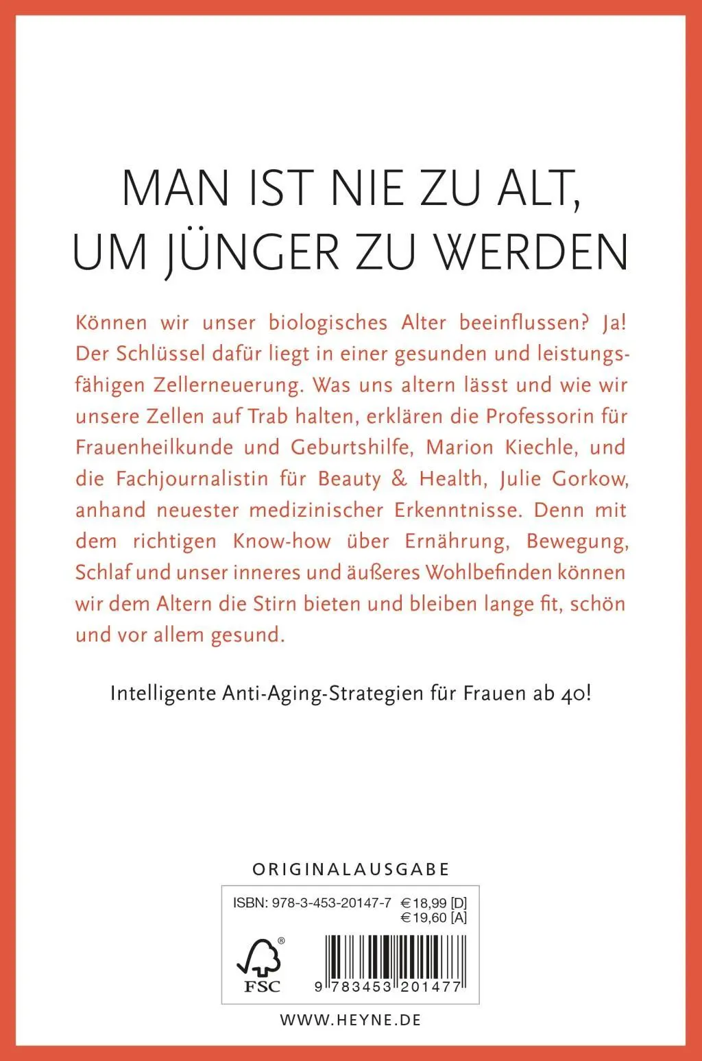 Bild: 9783453201477 | Tag für Tag jünger | Marion Kiechle (u. a.) | Taschenbuch | 224 S.