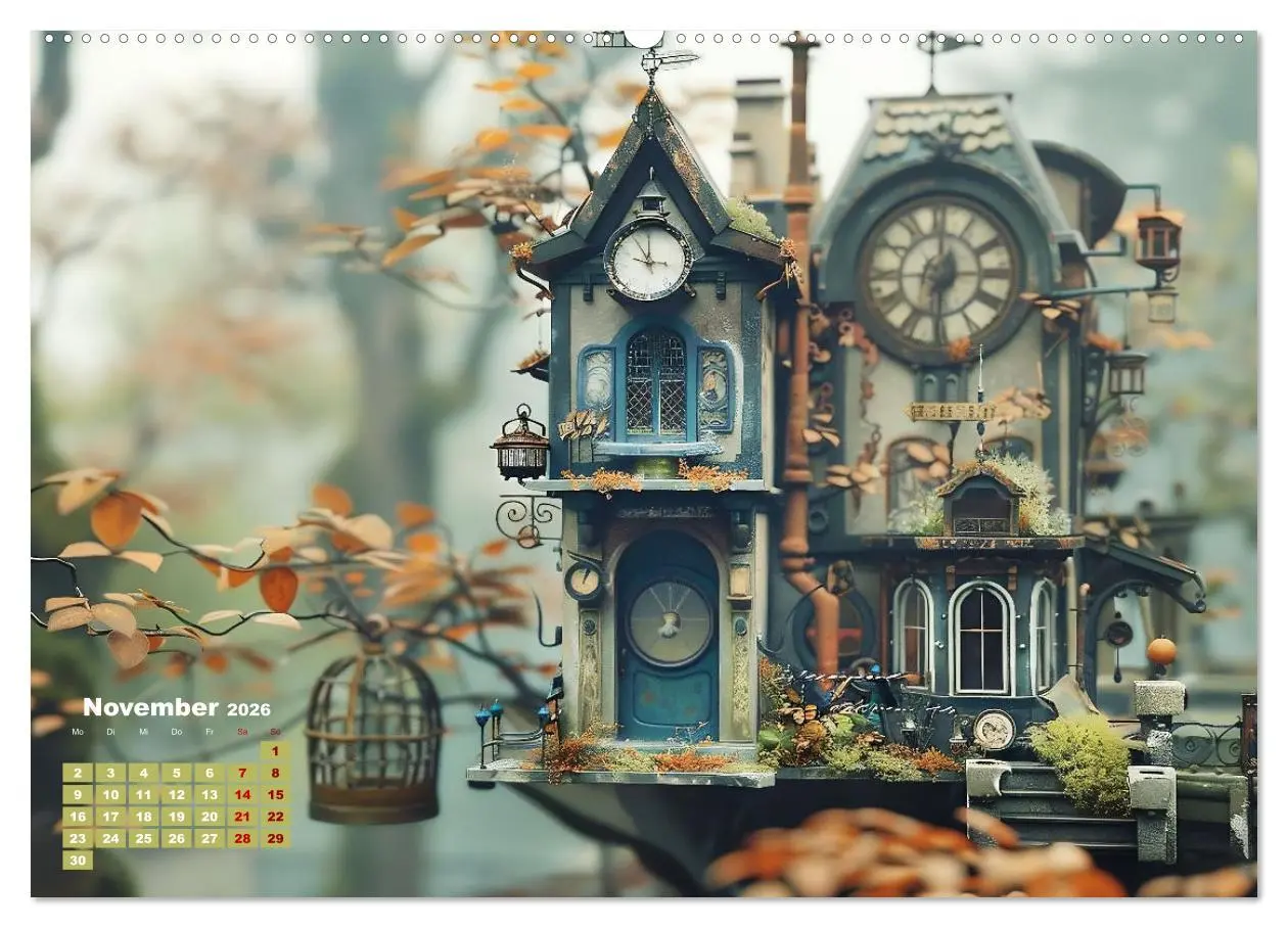 Bild: 9783457401477 | Miniaturwelt Faszinierend winzige Häuser im Steampunk-Stil...