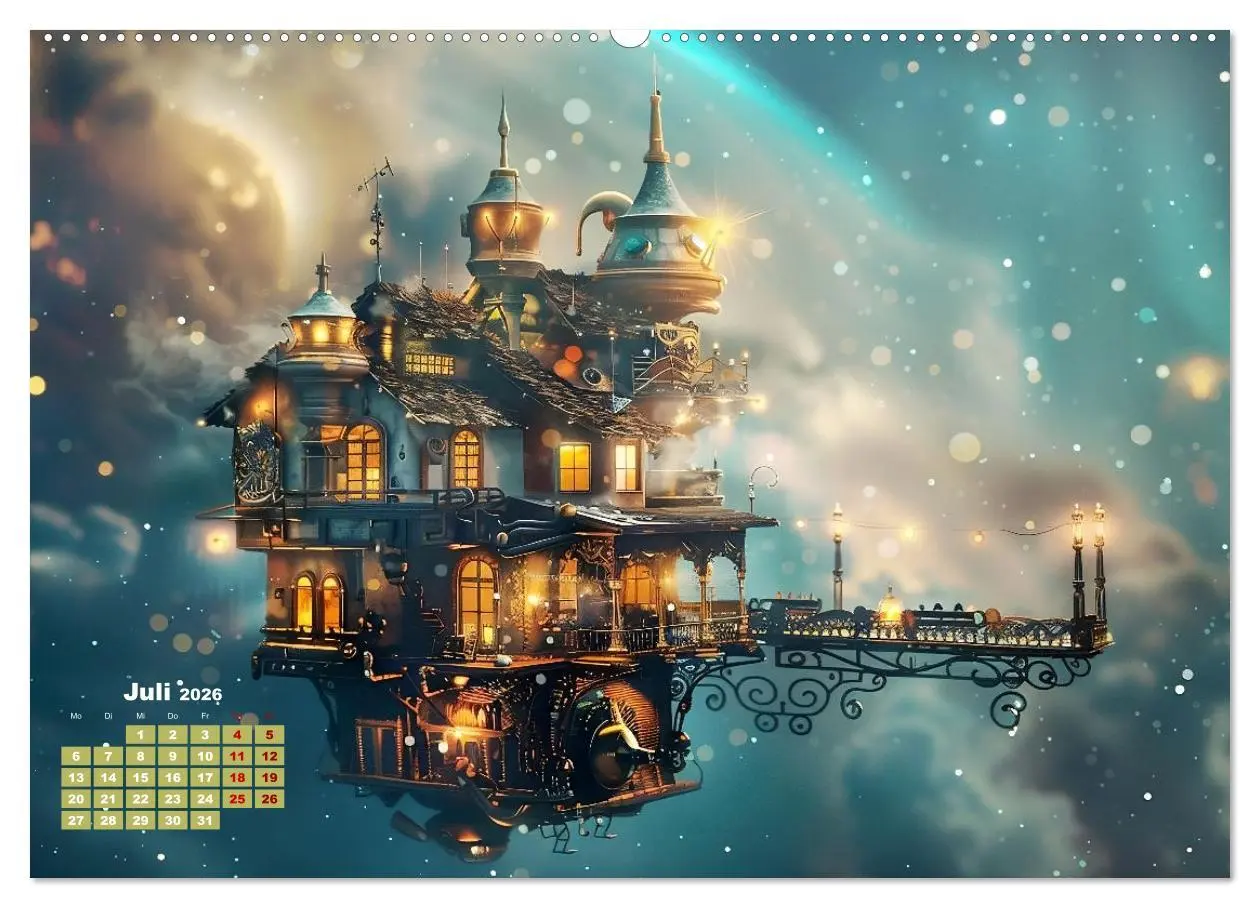 Bild: 9783457401477 | Miniaturwelt Faszinierend winzige Häuser im Steampunk-Stil...