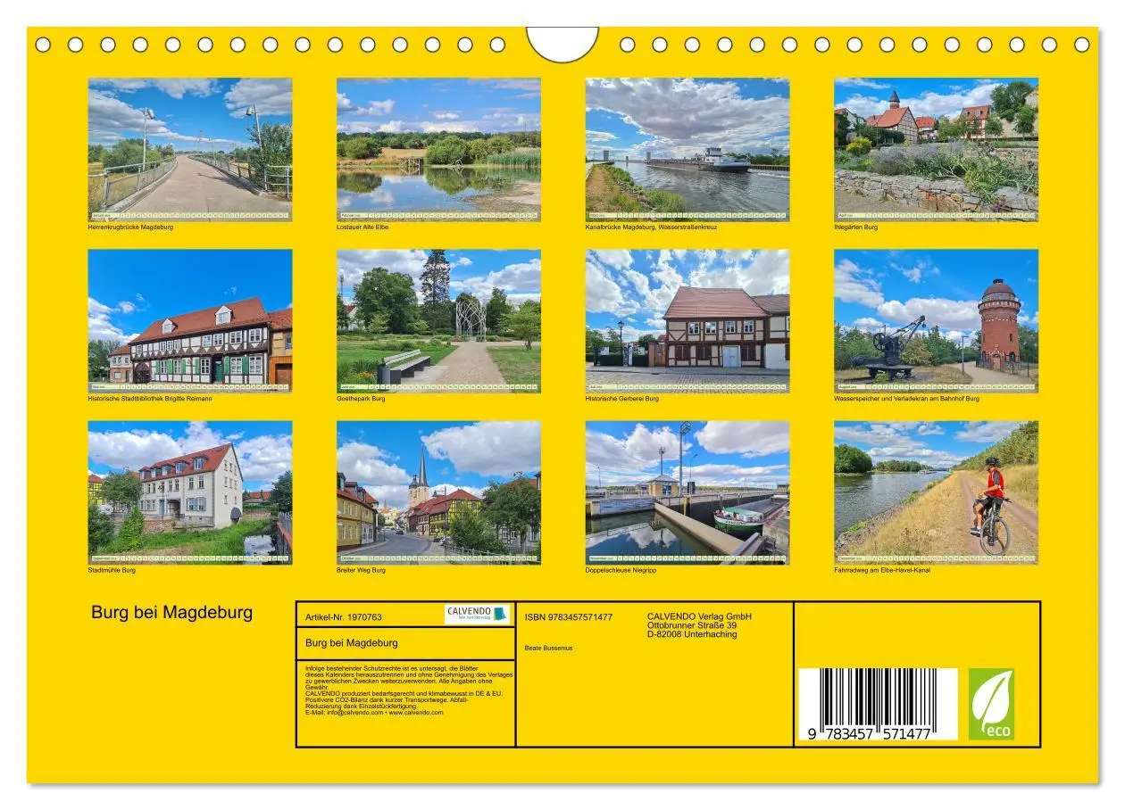 Bild: 9783457571477 | Burg bei Magdeburg (Wandkalender 2026 DIN A4 quer), CALVENDO...