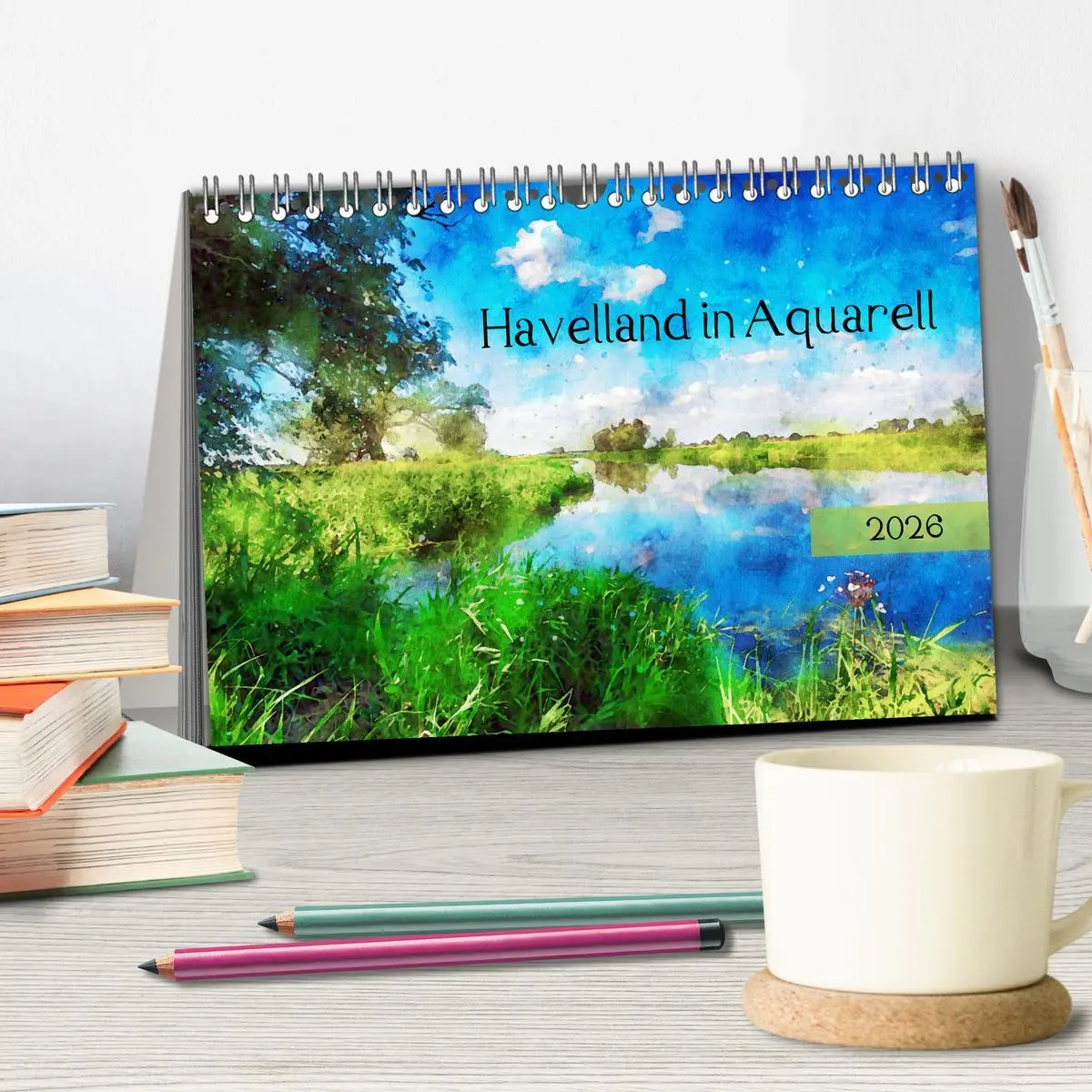 Bild: 9783457711477 | Havelland in Aquarell (Tischkalender 2026 DIN A5 quer), CALVENDO...