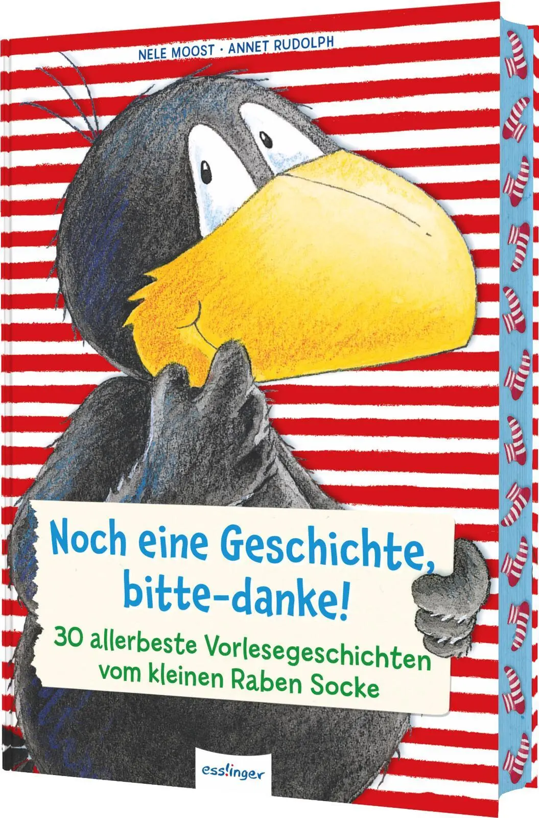 Cover: 9783480241477 | Der kleine Rabe Socke: Noch eine Geschichte, bitte-danke! | Nele Moost