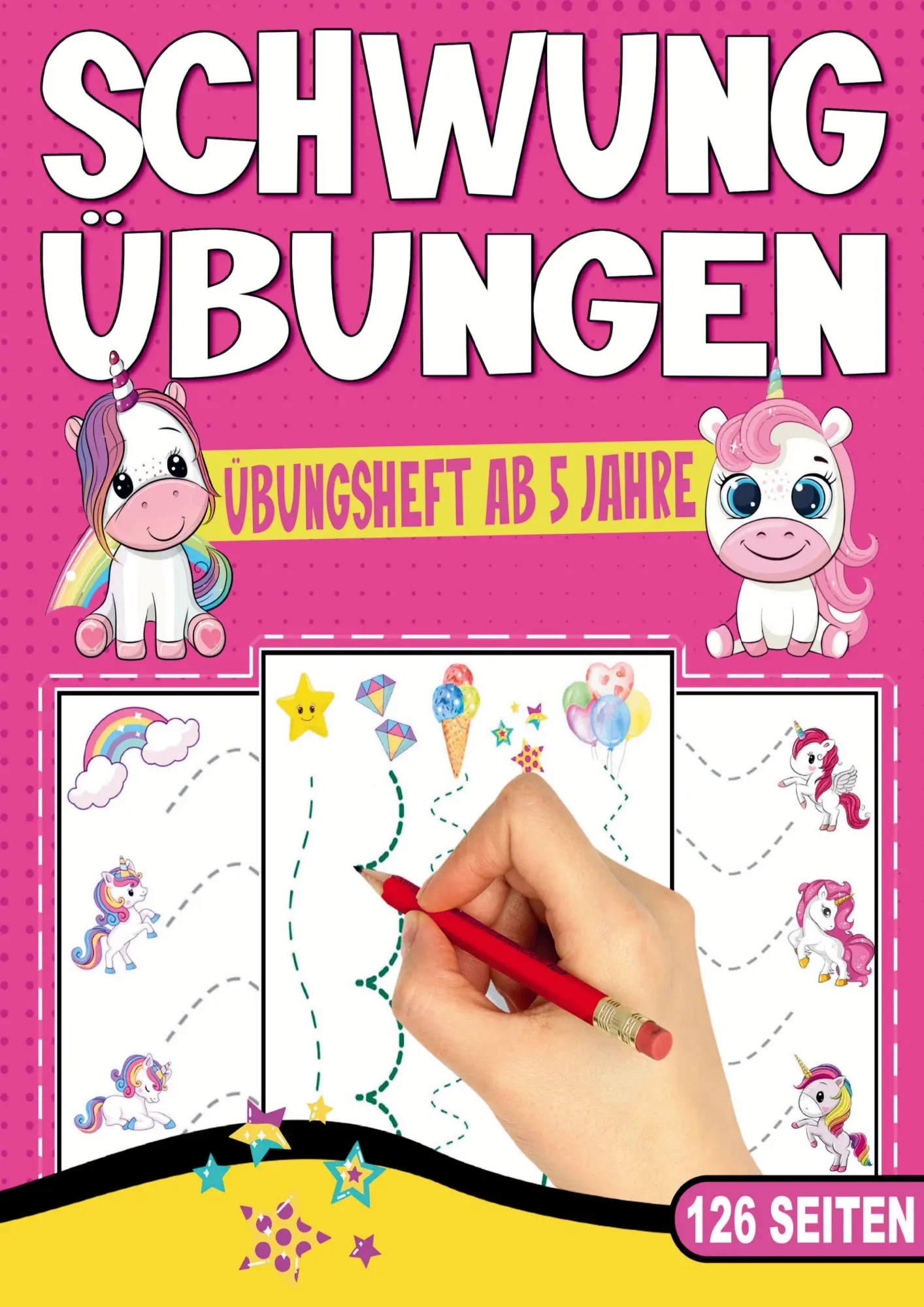 Cover: 9783691041477 | Schwungübungen Übungsheft ab 5 Jahre - Das Einhorn Lernheft für...