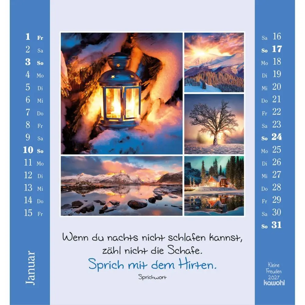Bild: 9783754881477 | Kleine Freuden 2027 | Aufstell-Kalender mit Bildcollagen | Kalender