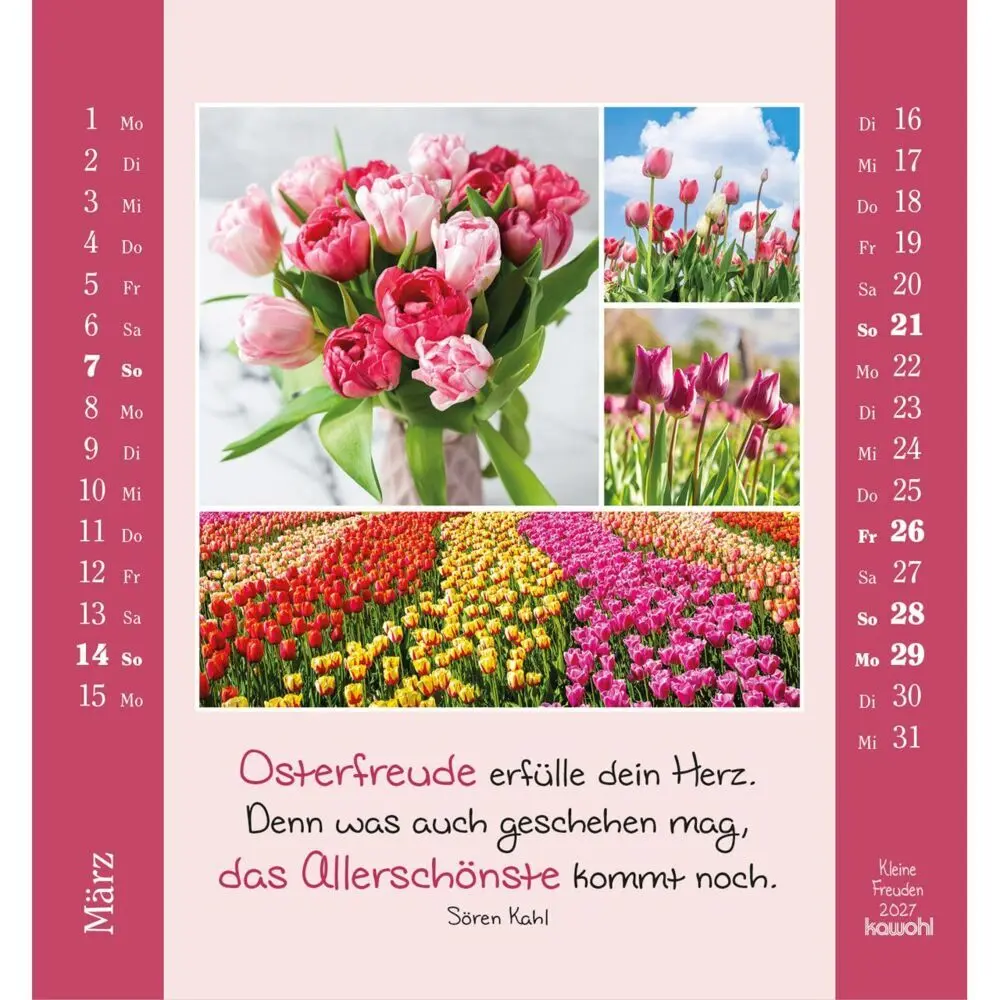 Bild: 9783754881477 | Kleine Freuden 2027 | Aufstell-Kalender mit Bildcollagen | Kalender