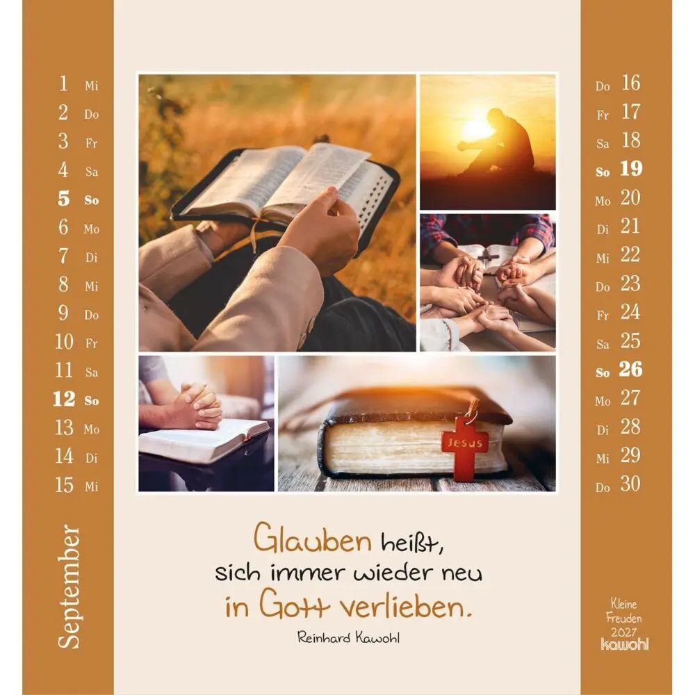 Bild: 9783754881477 | Kleine Freuden 2027 | Aufstell-Kalender mit Bildcollagen | Kalender