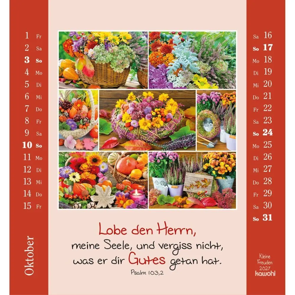 Bild: 9783754881477 | Kleine Freuden 2027 | Aufstell-Kalender mit Bildcollagen | Kalender