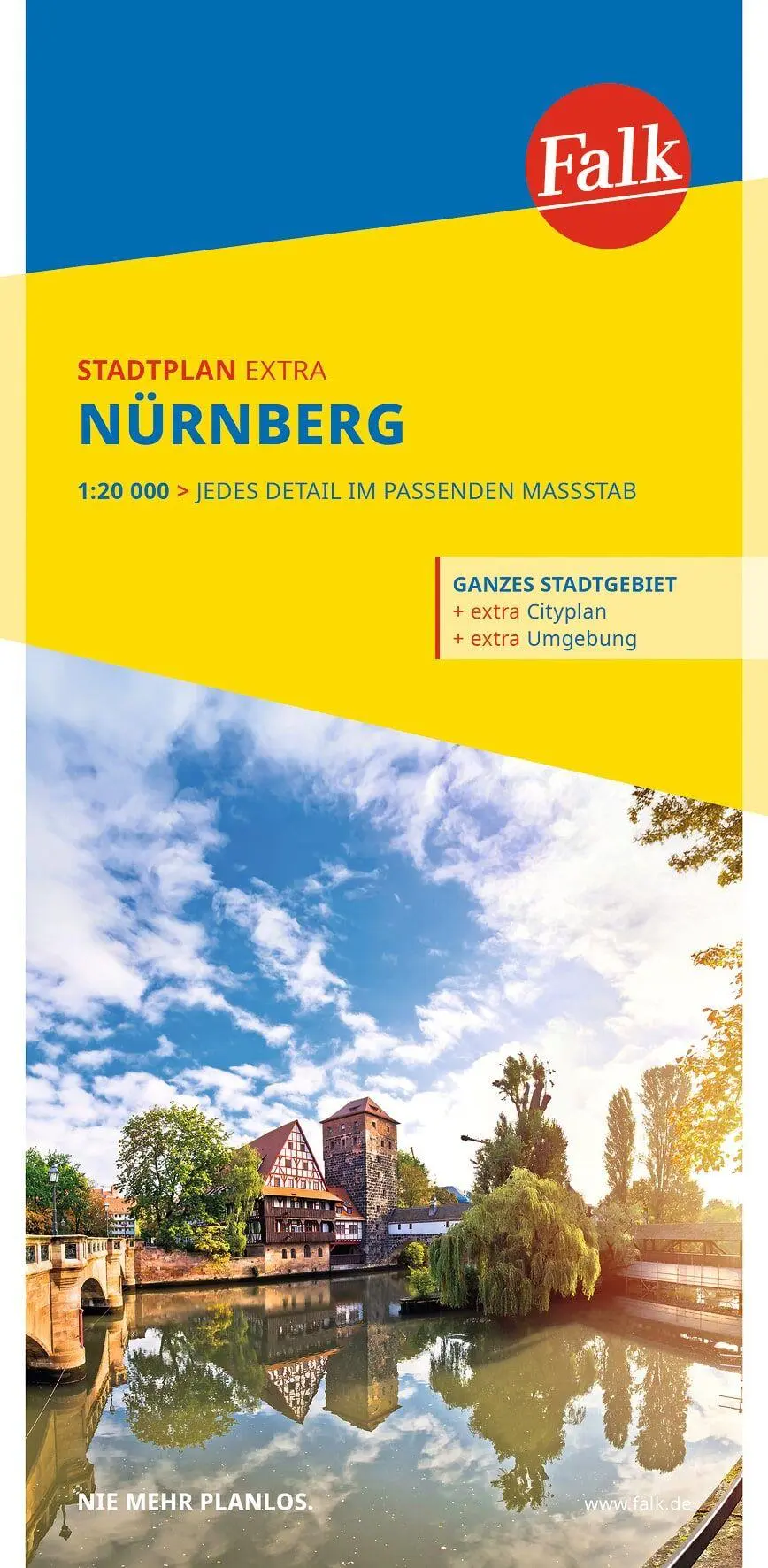 Cover: 9783827901477 | Falk Stadtplan Extra Nürnberg 1:20.000 | (Land-)Karte | Deutsch | 2026
