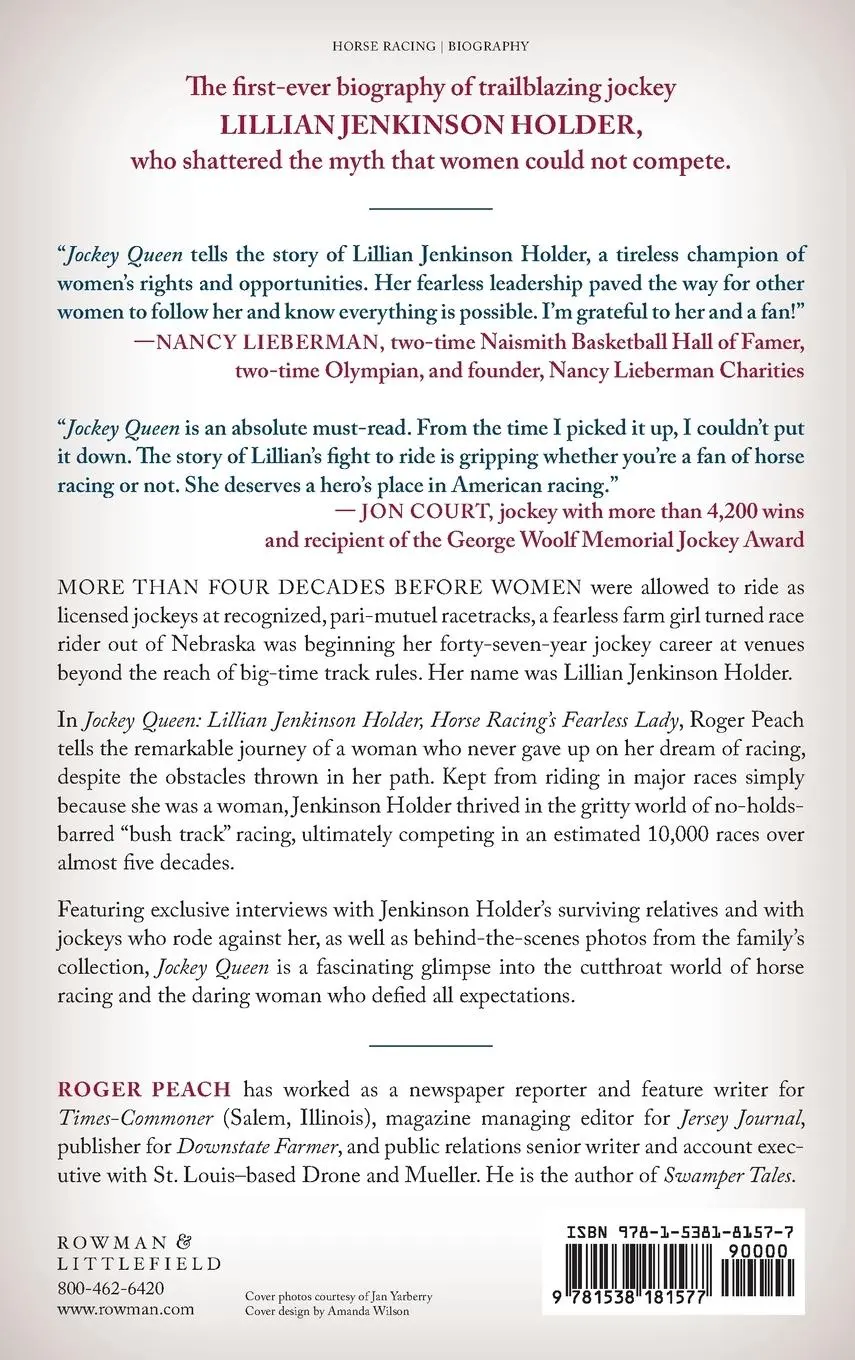 Rückseite: 9781538181577 | Jockey Queen | Lillian Jenkinson Holder, Horse Racing's Fearless Lady