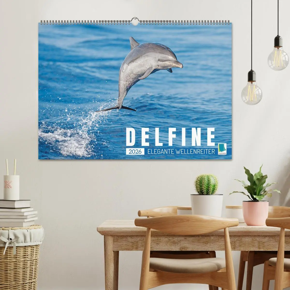 Bild: 9783457491577 | Delfine: Elegante Wellenreiter (Wandkalender 2026 DIN A2 quer),...