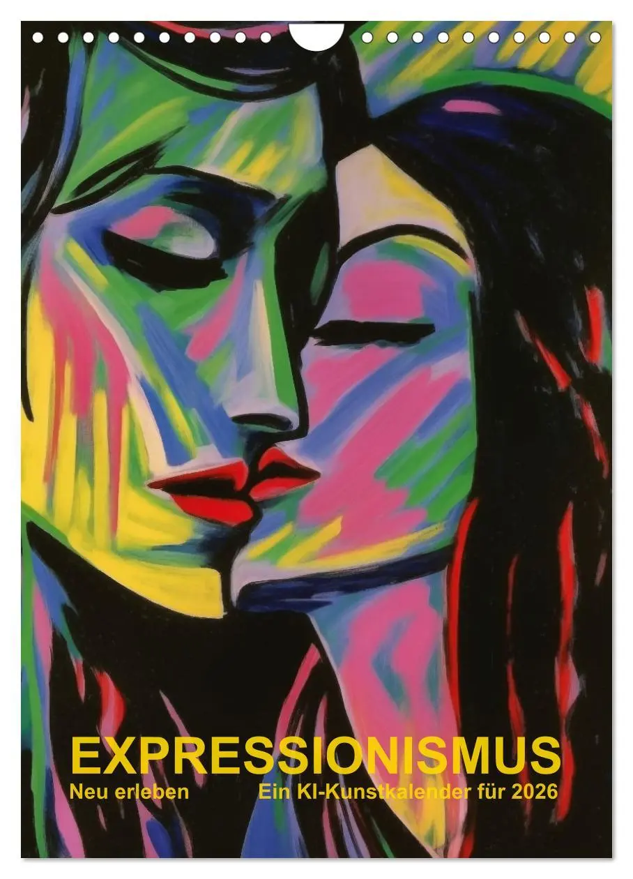 Cover: 9783457941577 | EXPRESSIONISMUS Neu Erleben Ein KI-Kunstkalender (Wandkalender 2026...