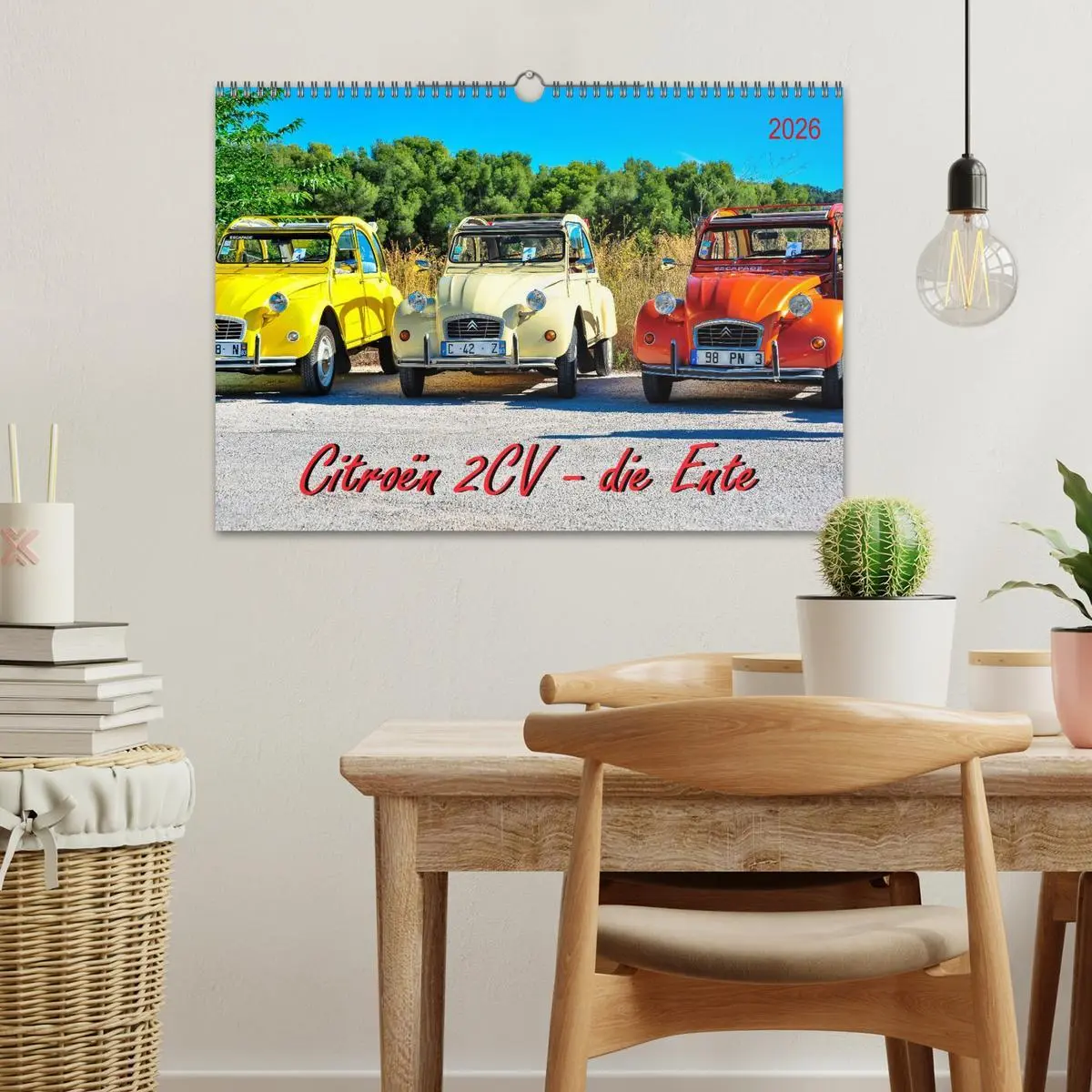 Bild: 9783516031577 | Citroën 2CV - die Ente (Wandkalender 2026 DIN A3 quer), CALVENDO...