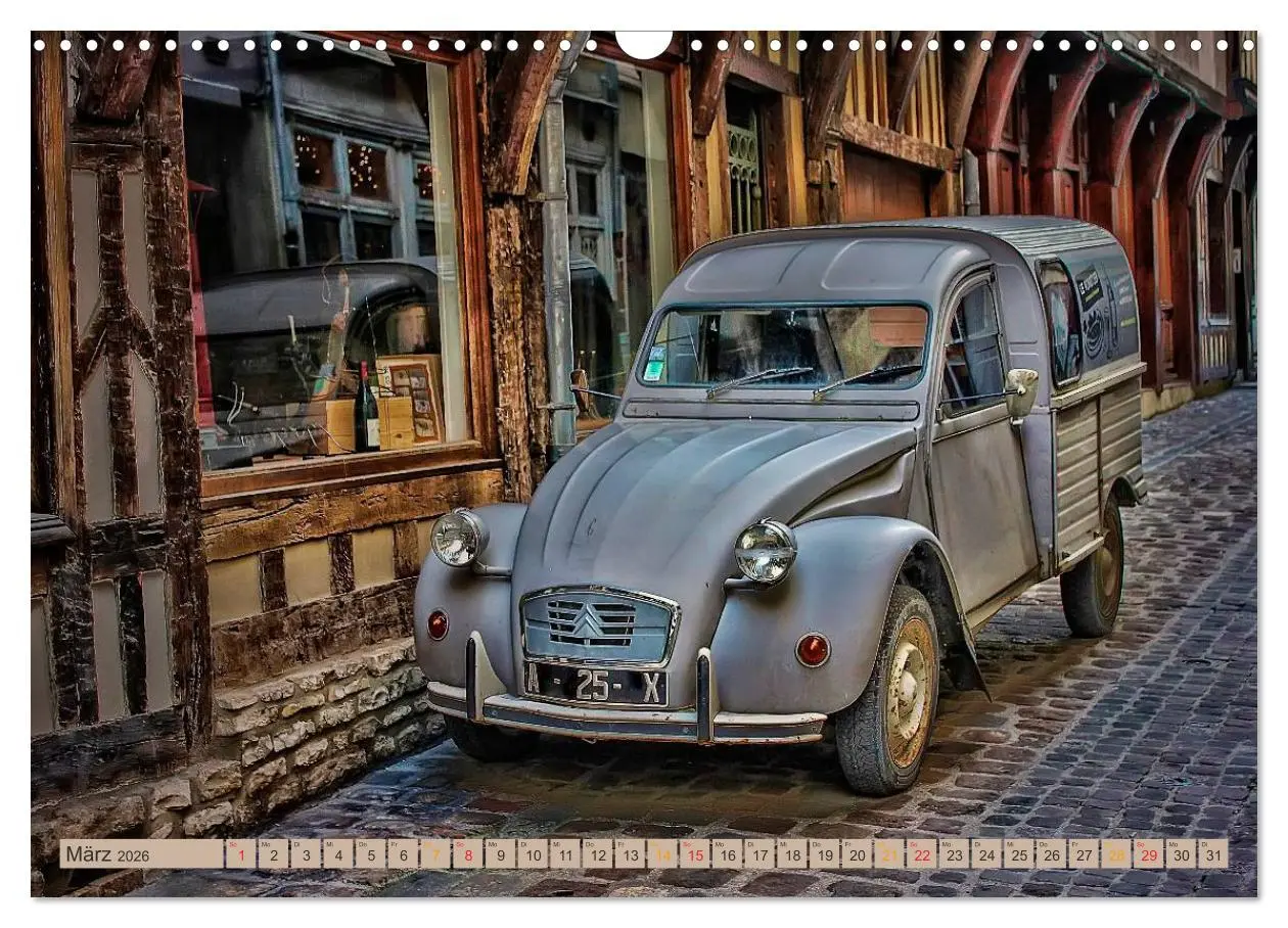 Bild: 9783516031577 | Citroën 2CV - die Ente (Wandkalender 2026 DIN A3 quer), CALVENDO...