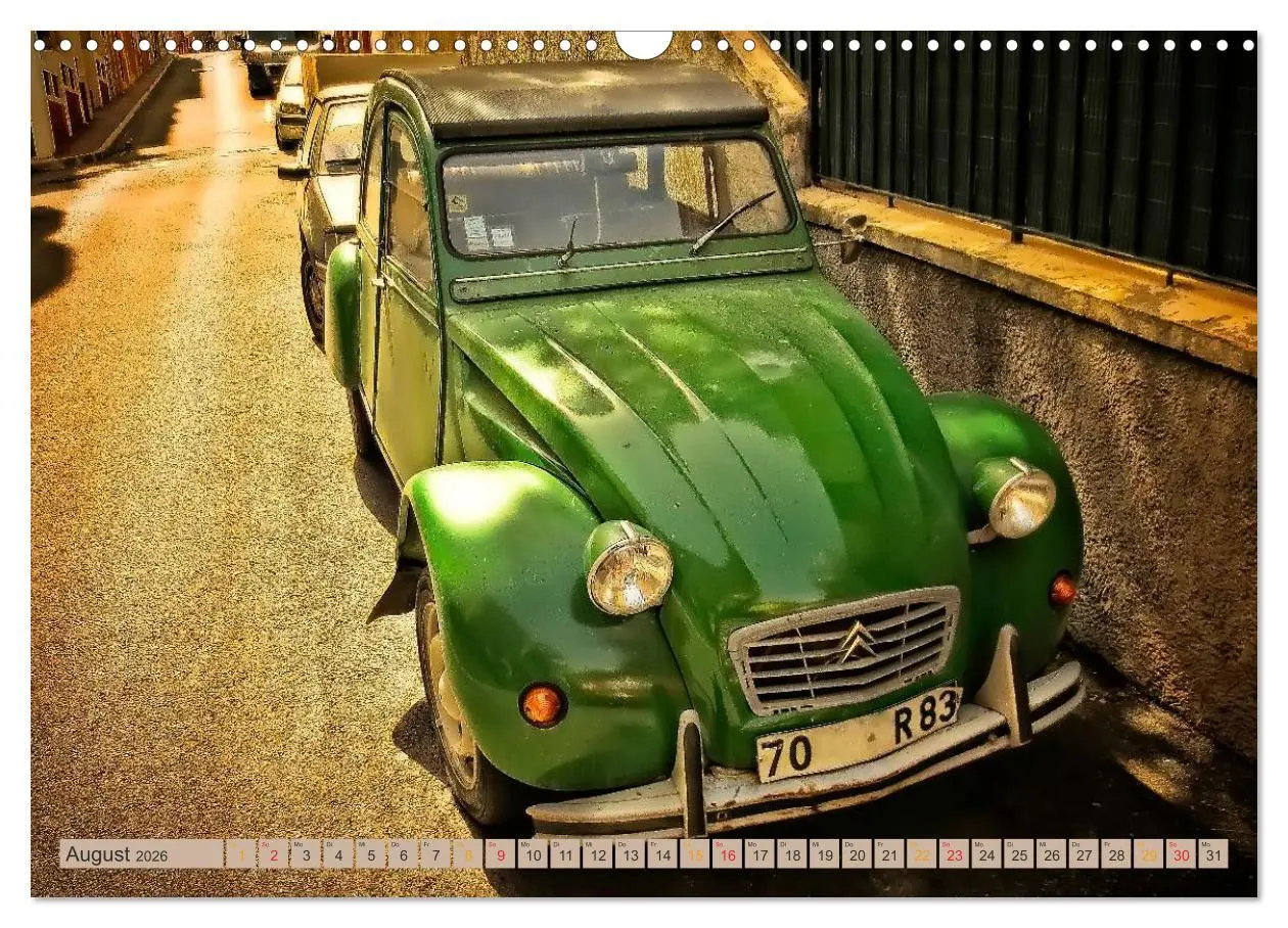 Bild: 9783516031577 | Citroën 2CV - die Ente (Wandkalender 2026 DIN A3 quer), CALVENDO...