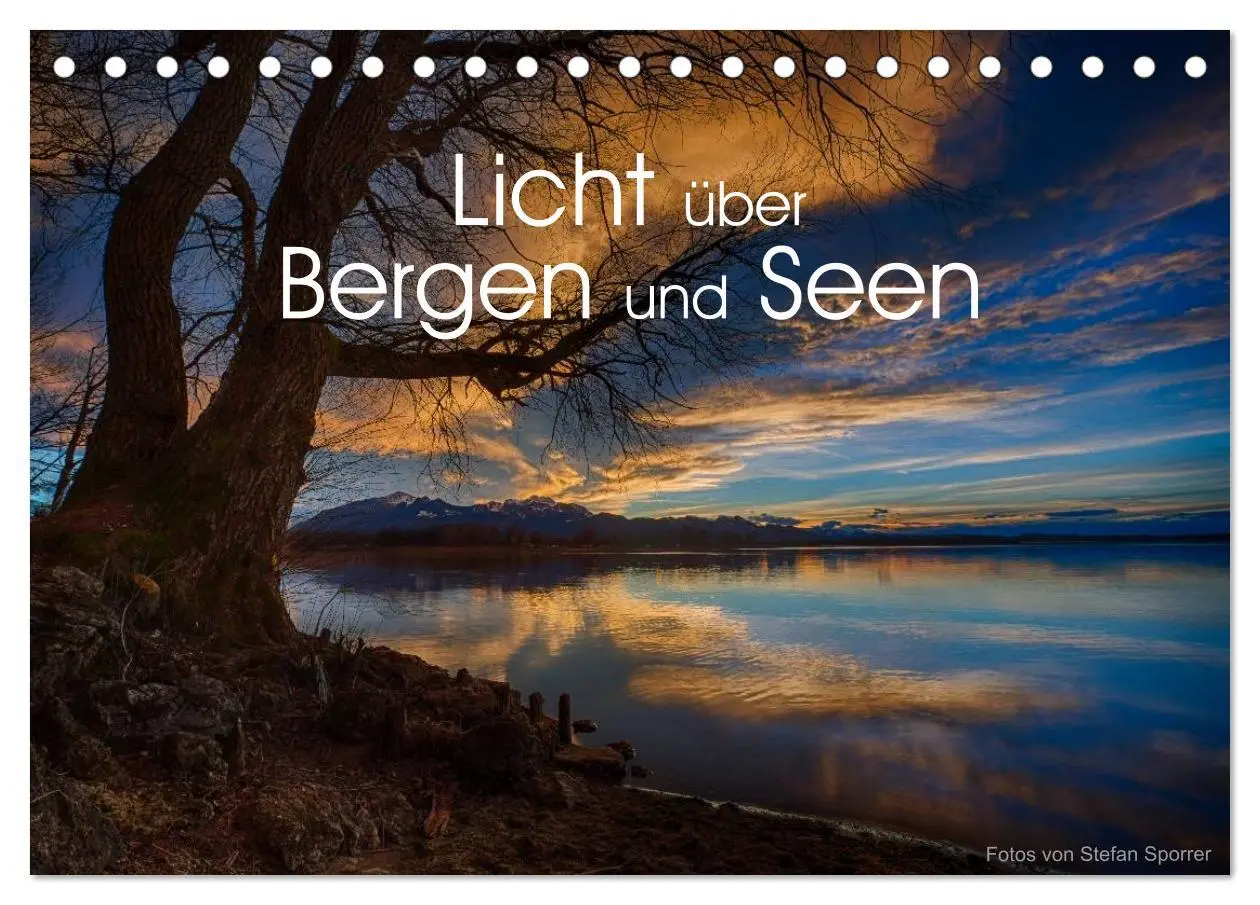 Cover: 9783516101577 | Licht über Bergen und Seen (Tischkalender 2026 DIN A5 quer),...