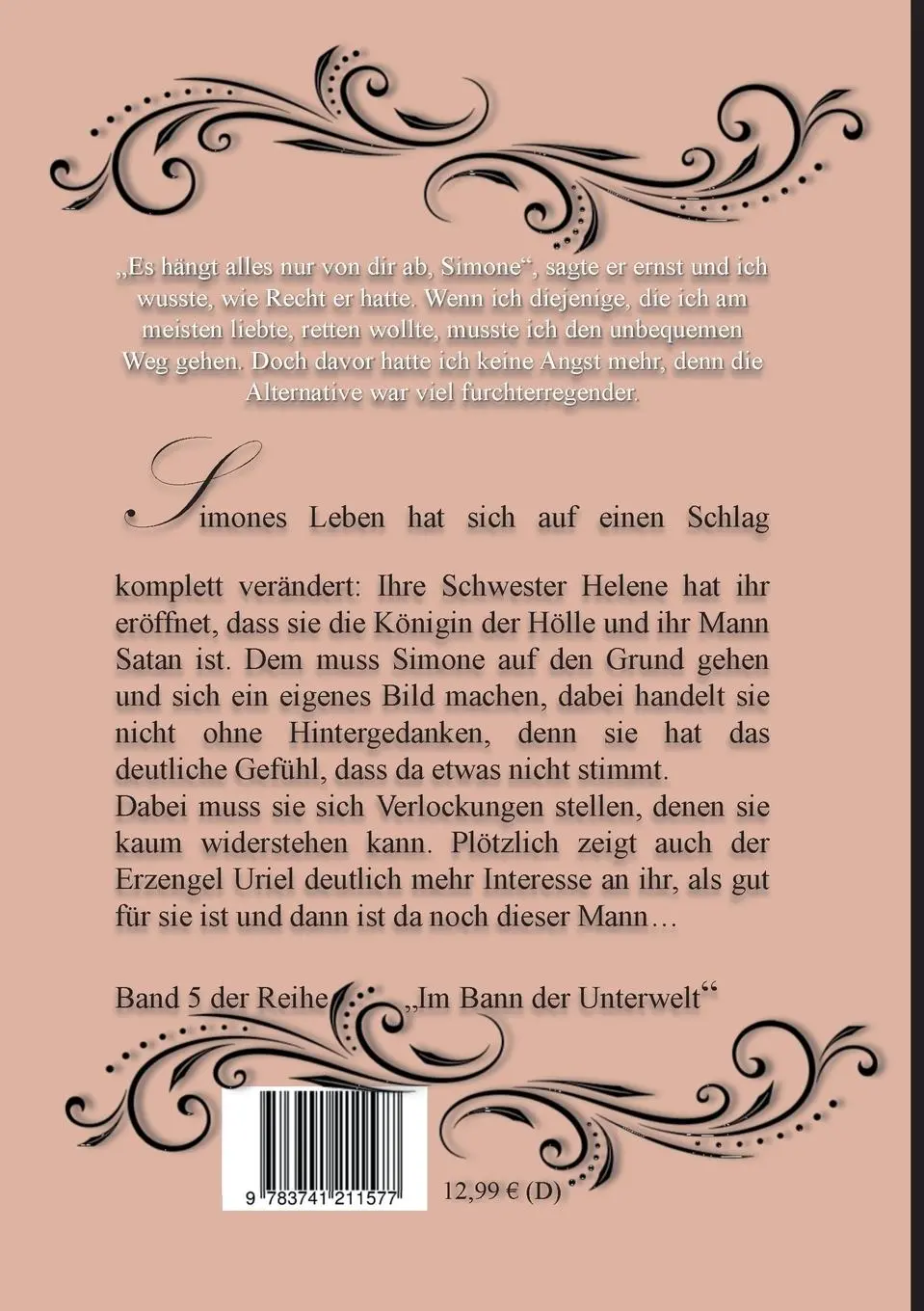 Rückseite: 9783741211577 | Simone | Im Bann der Unterwelt - Band V | Kristin Wöllmer-Bergmann