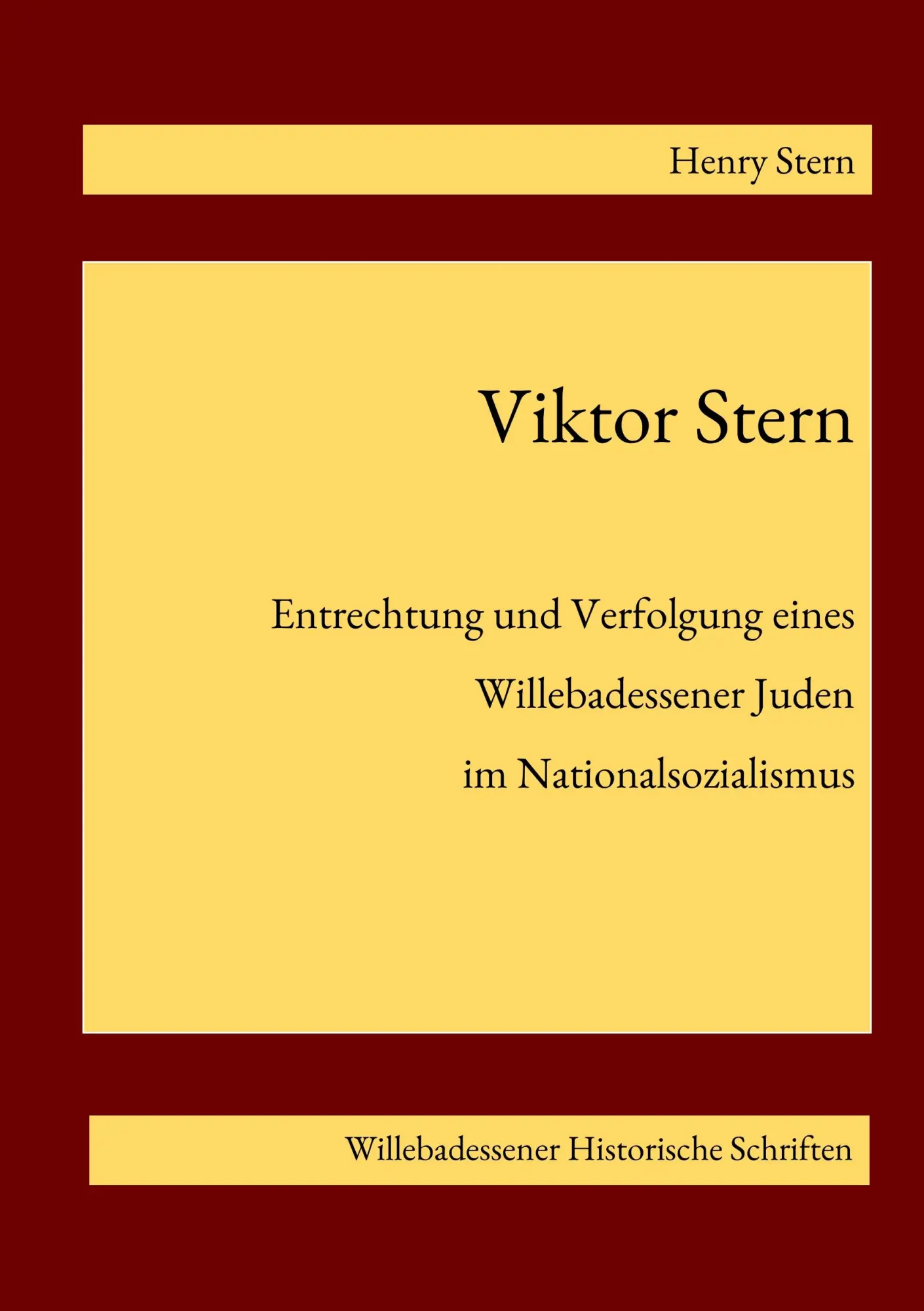 Cover: 9783749471577 | Viktor Stern | Henry Stern (u. a.) | Taschenbuch | 60 S. | Deutsch