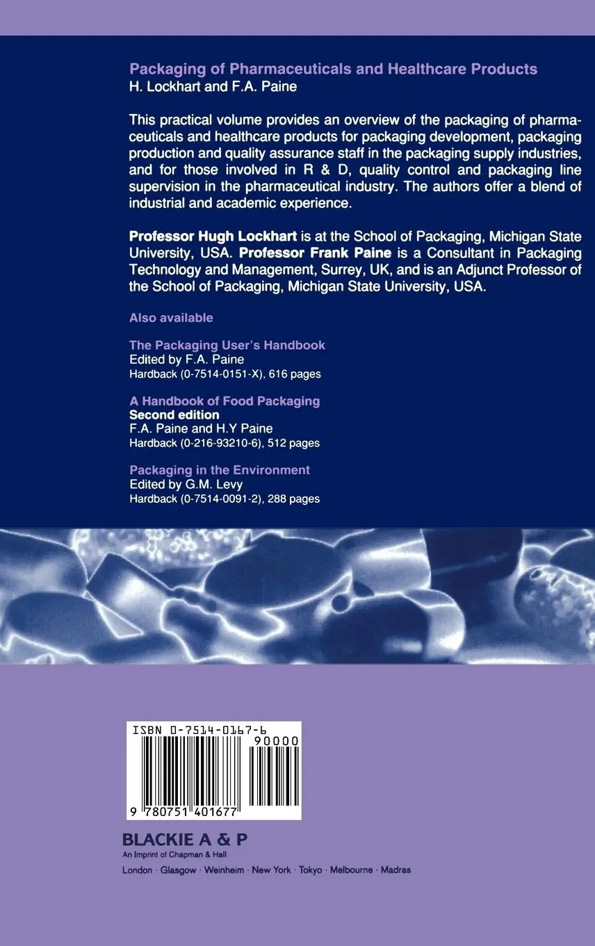 Rückseite: 9780751401677 | Packaging of Pharmaceuticals and Healthcare Products | Buch | x | 1995
