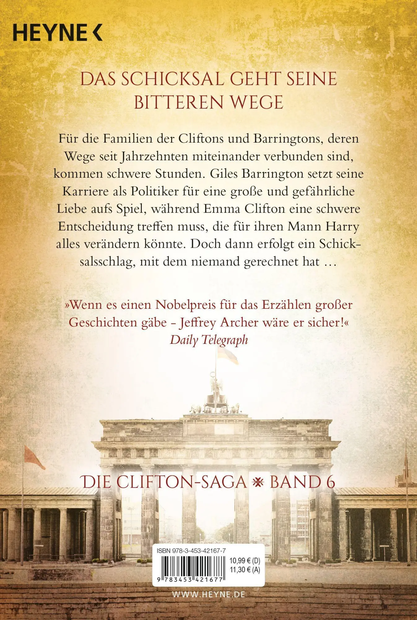 Bild: 9783453421677 | Möge die Stunde kommen | Die Clifton Saga 06 | Jeffrey Archer | Buch