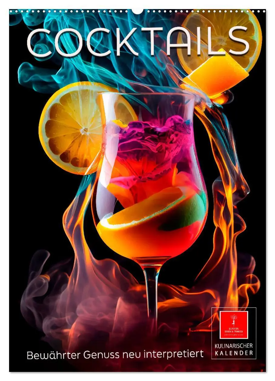 Cover: 9783516331677 | Cocktails - Bewährter Genuss neu interpretiert (Wandkalender 2026...