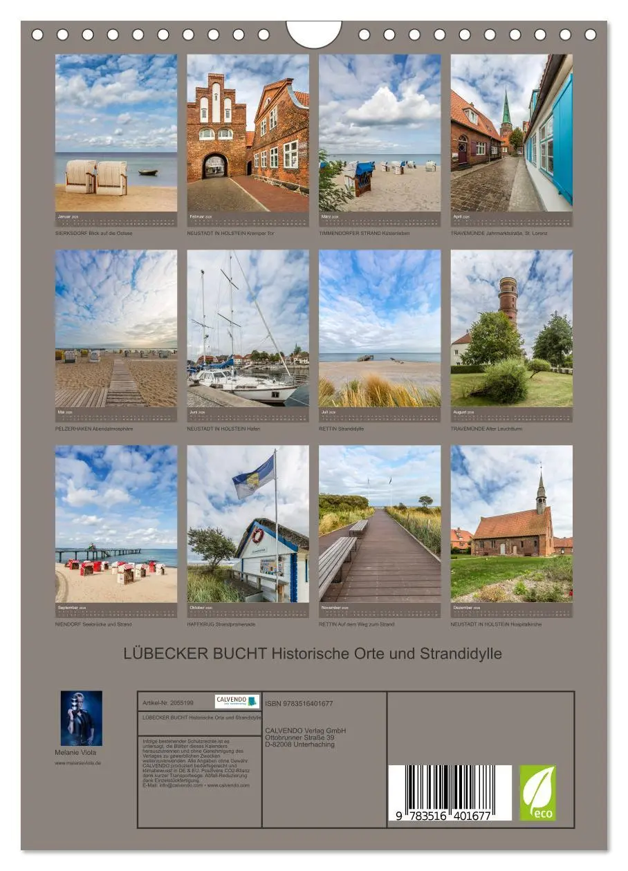 Bild: 9783516401677 | LÜBECKER BUCHT Historische Orte und Strandidylle (Wandkalender 2026...