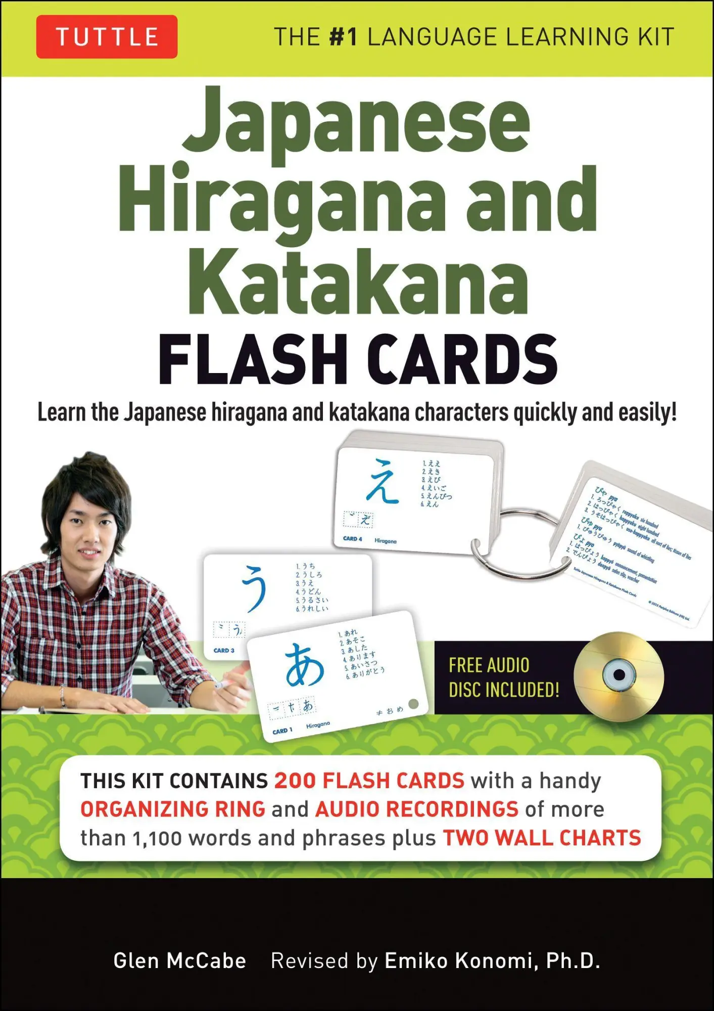 Cover: 9784805311677 | Japanese Hiragana and Katakana Flash Cards Kit | Glen McCabe | Buch