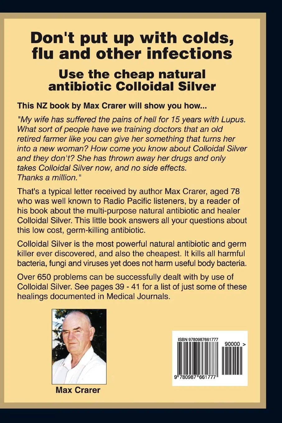 Rückseite: 9780987661777 | Everything You Need To Know About Colloidal Silver | Max Crarer | Buch