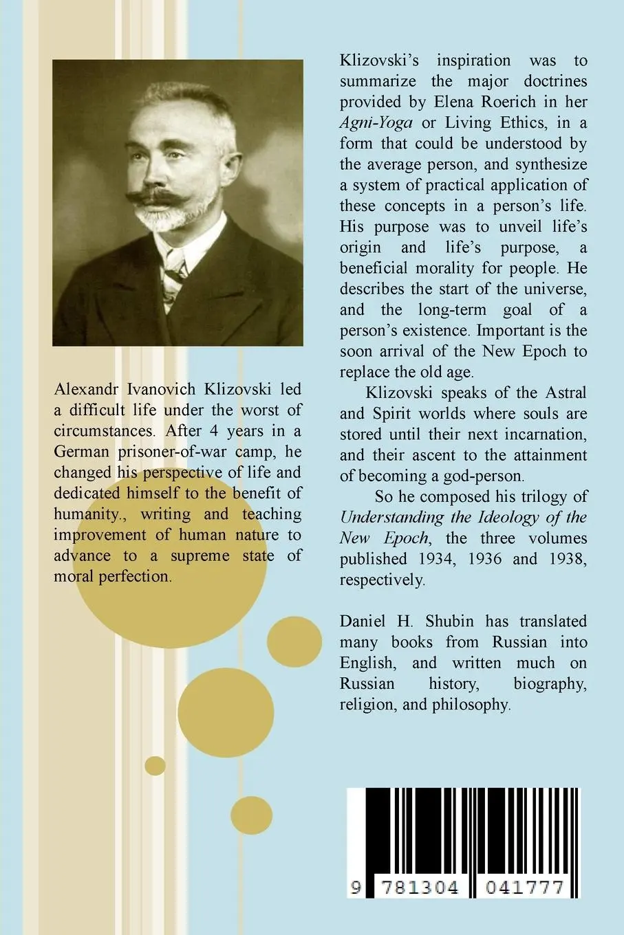 Rückseite: 9781304041777 | Understanding the Ideology of the New Epoch | Agni-Yoga | Klizovski