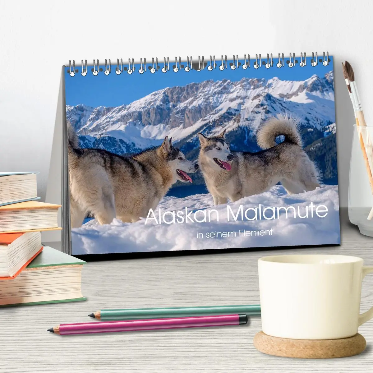 Bild: 9783457781777 | Alaskan Malamute in seinem Element (Tischkalender 2026 DIN A5...