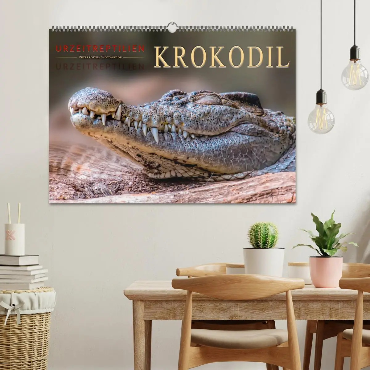 Bild: 9783457851777 | Urzeitreptilien - Krokodil (Wandkalender 2026 DIN A2 quer),...