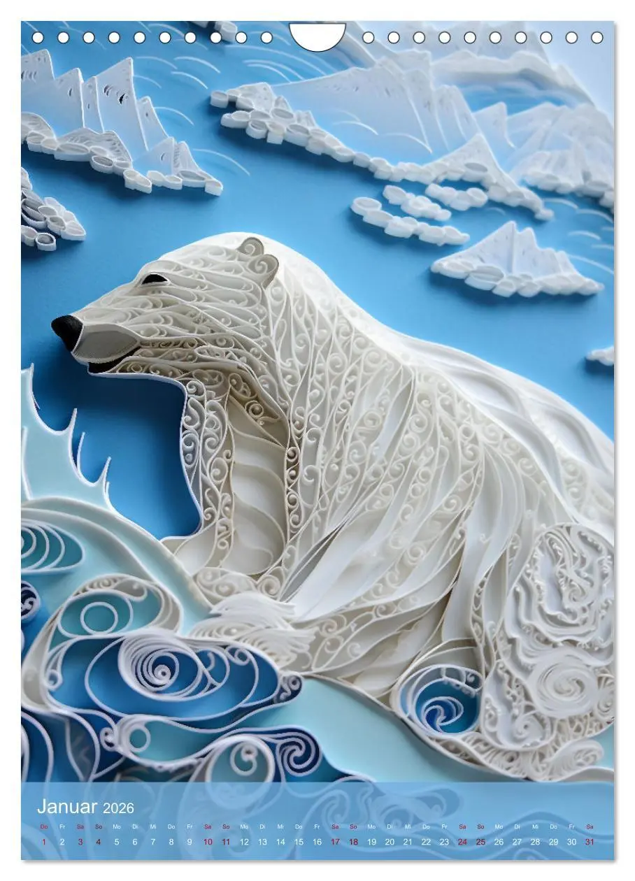 Bild: 9783516321777 | Wunder aus Papier (Wandkalender 2026 DIN A4 hoch), CALVENDO...