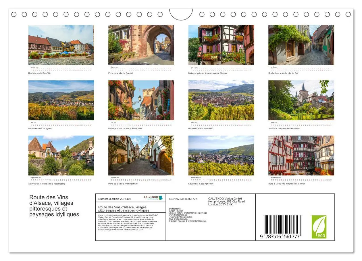 Bild: 9783516561777 | Route des Vins d'Alsace, villages pittoresques et paysages...
