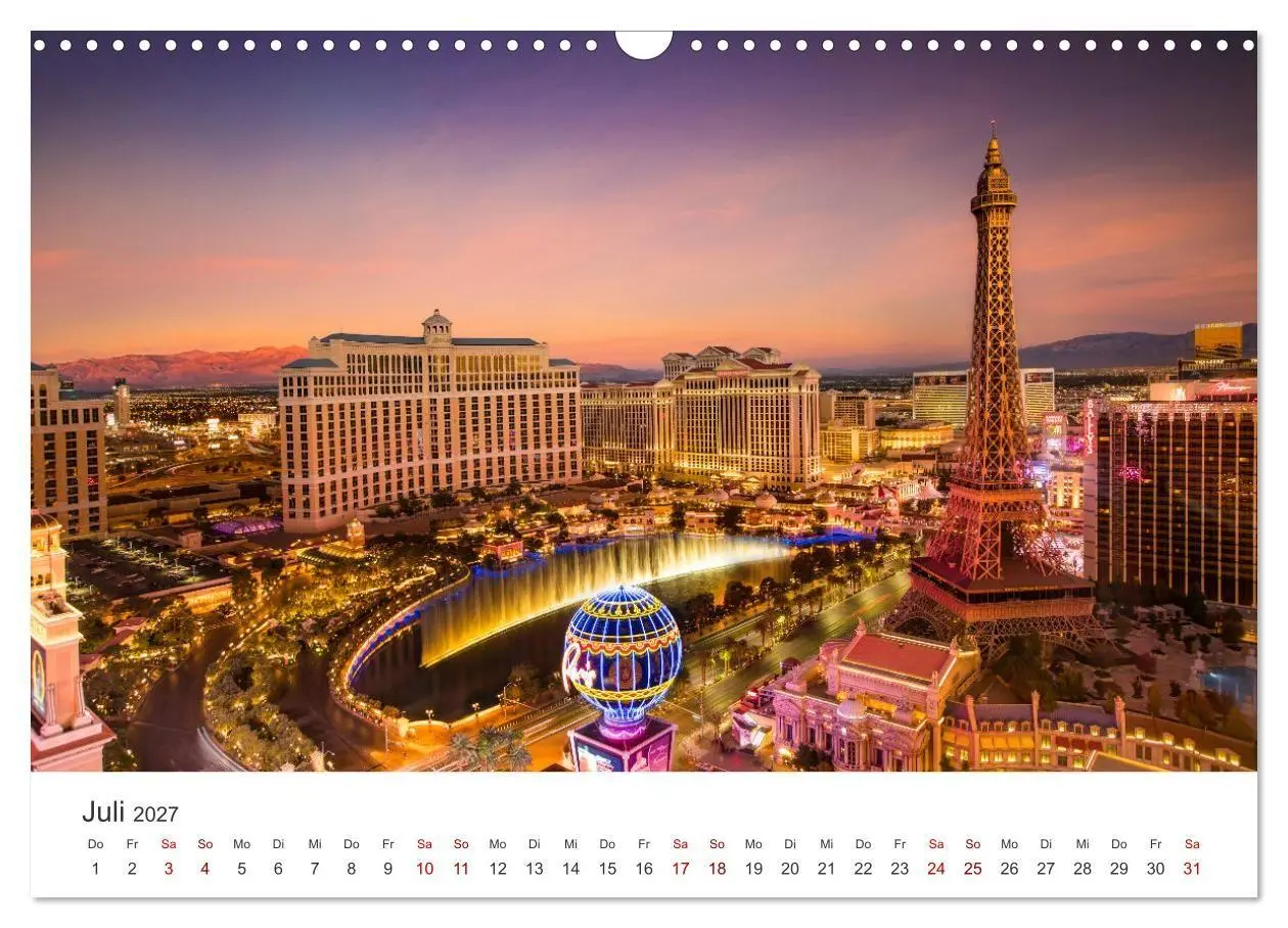 Bild: 9783569341777 | Las Vegas - Die Hauptstadt der Unterhaltung. (Wandkalender 2027 DIN...
