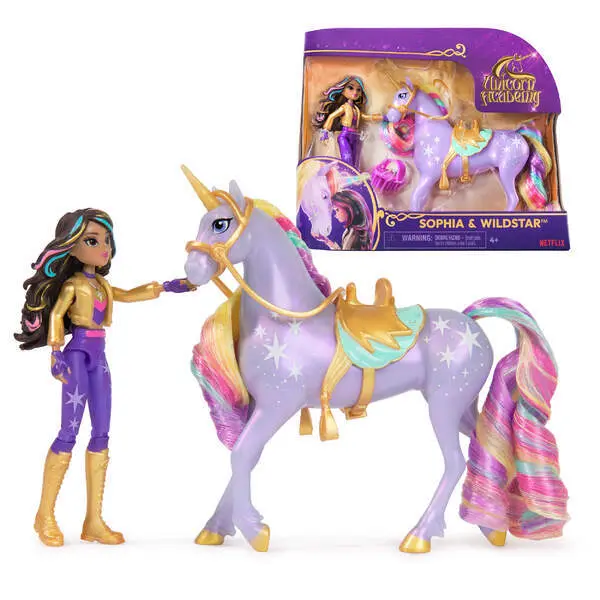 Bild: 778988461877 | UCA Small Doll &amp; Unicorn Sophia &amp; Wildst | In Karton | 46187 | Deutsch