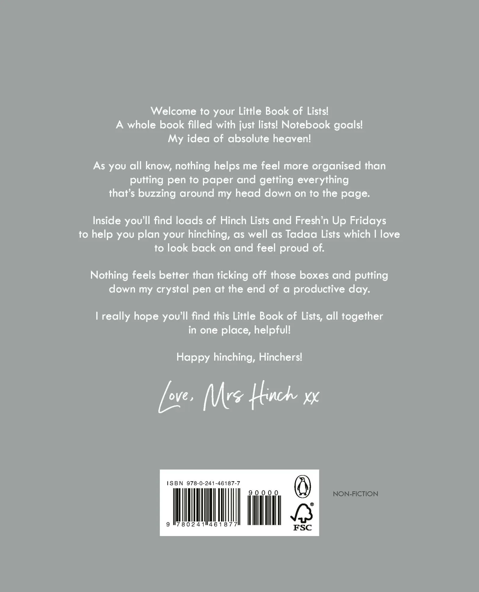 Rückseite: 9780241461877 | Mrs Hinch: The Little Book of Lists | Mrs Hinch | Buch | Gebunden