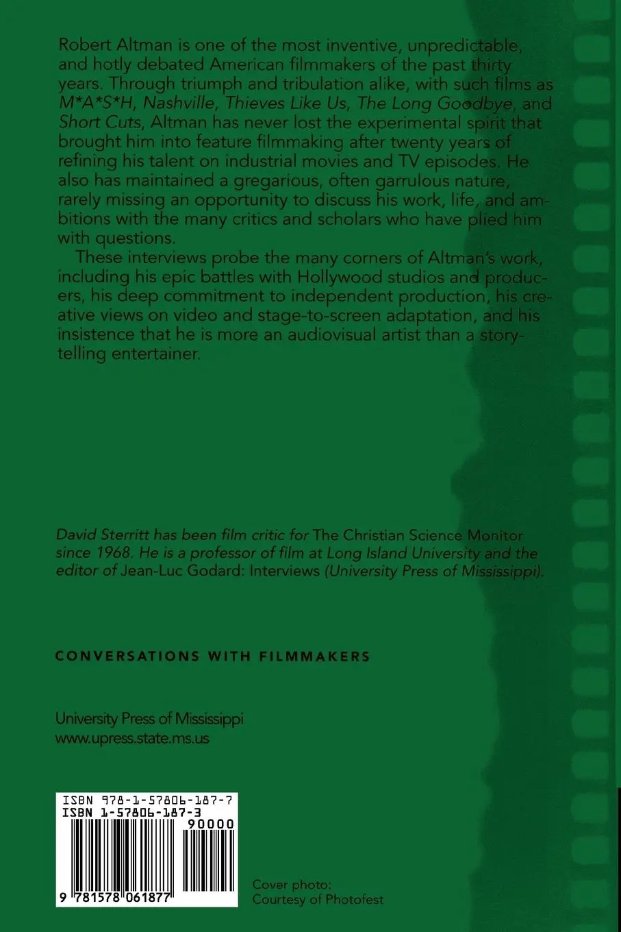 Rückseite: 9781578061877 | Robert Altman | Interviews | Robert Altman | Taschenbuch | Englisch