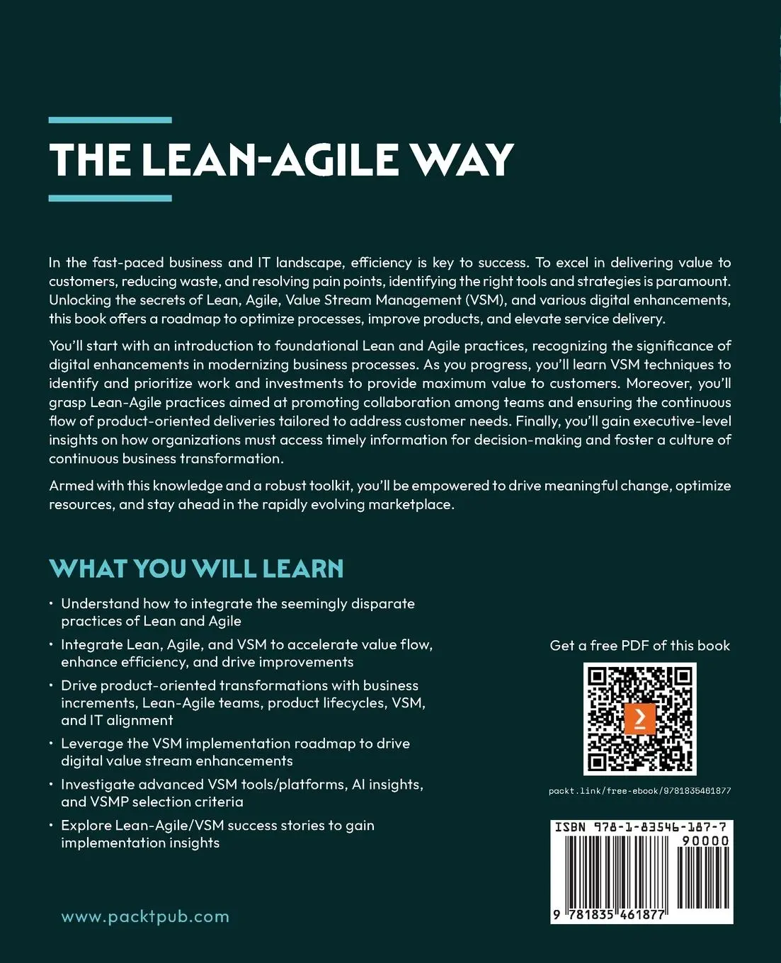 Rückseite: 9781835461877 | The Lean-Agile Way | Cecil 'Gary' Rupp (u. a.) | Taschenbuch | 2024