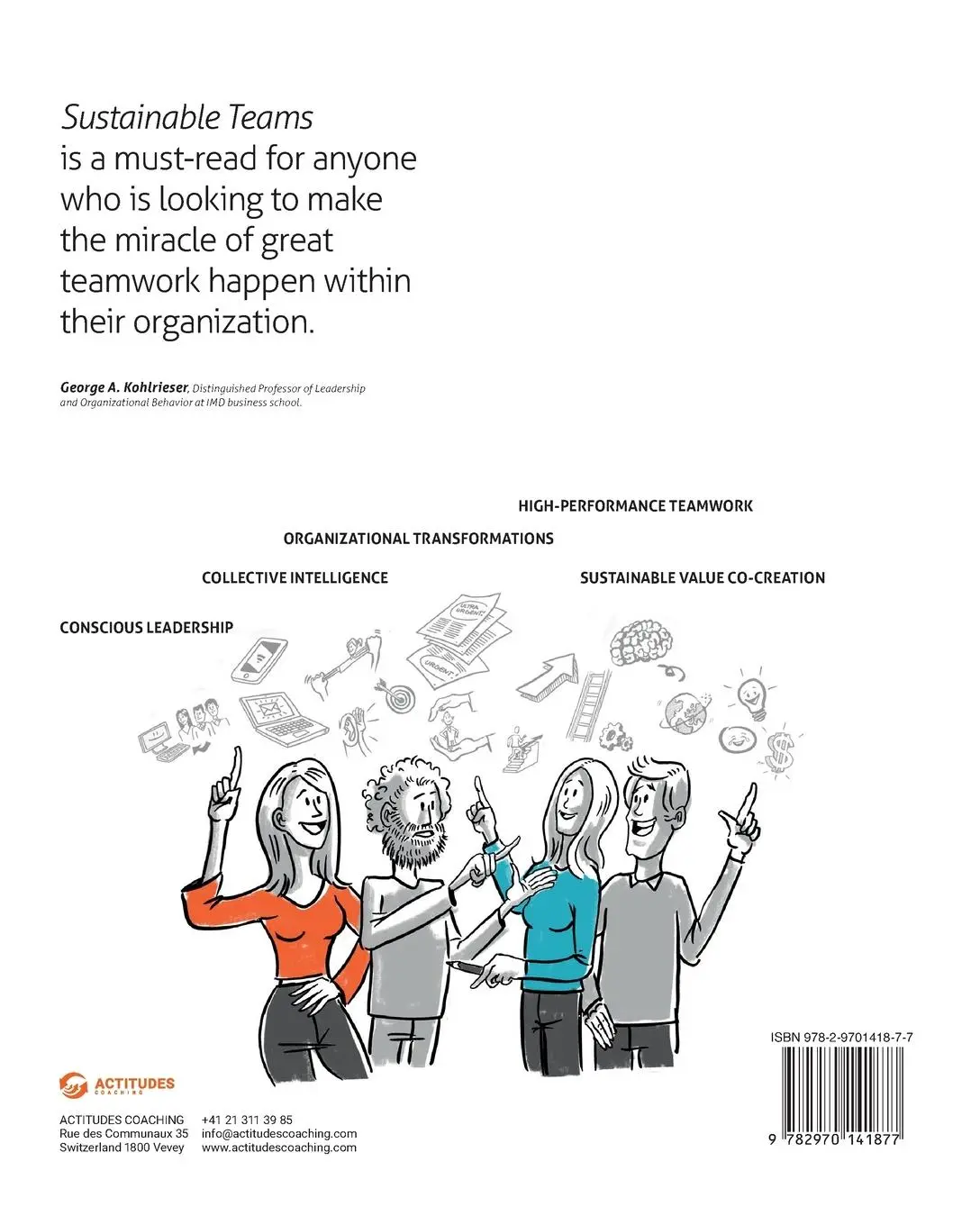 Rückseite: 9782970141877 | Sustainable Teams | 18 drivers to enable high-performance teamwork
