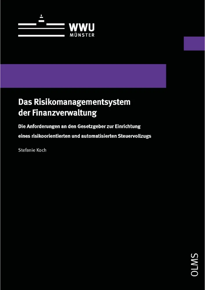 Cover: 9783487161877 | Das Risikomanagementsystem der Finanzverwaltung | Stefanie Koch | Buch