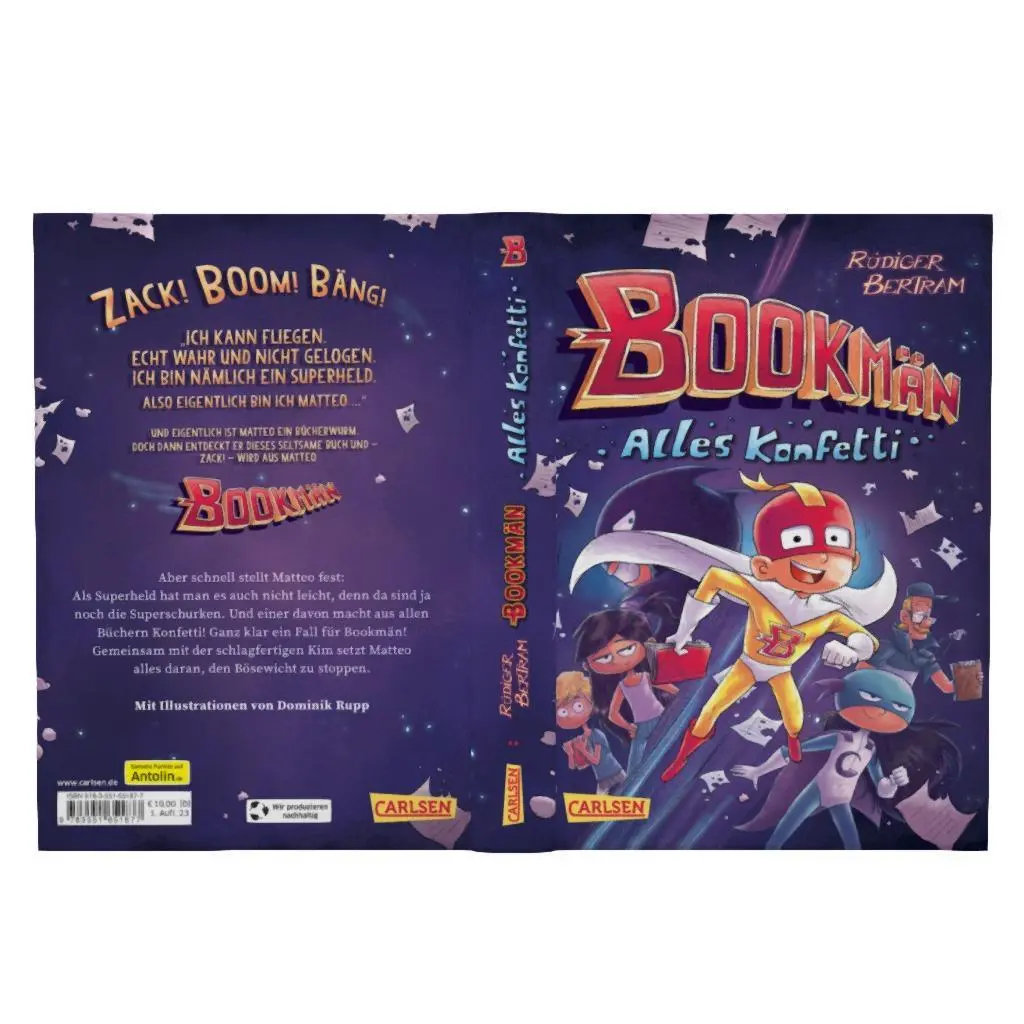 Bild: 9783551651877 | Bookmän: Alles Konfetti | Rüdiger Bertram | Buch | Bookmän | 160 S.