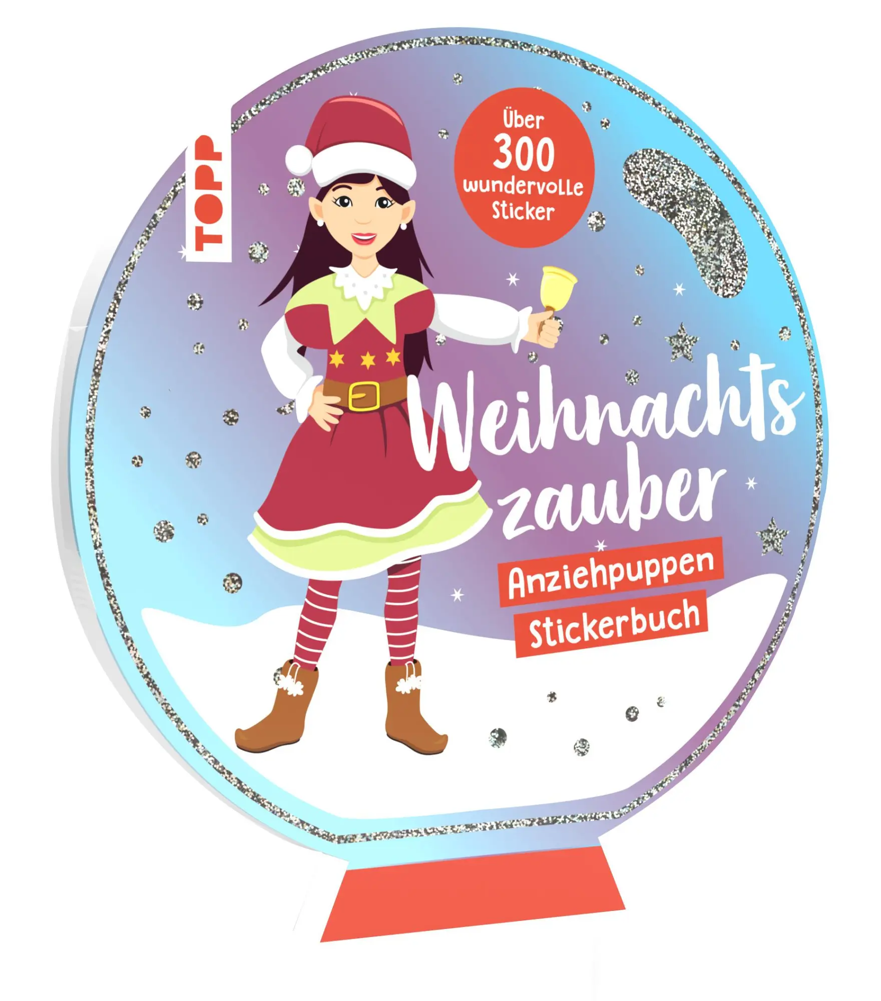 Cover: 9783735891877 | Stickerbuch: Anziehpuppen zum Stickern. Weihnachten | Corinna Arauner