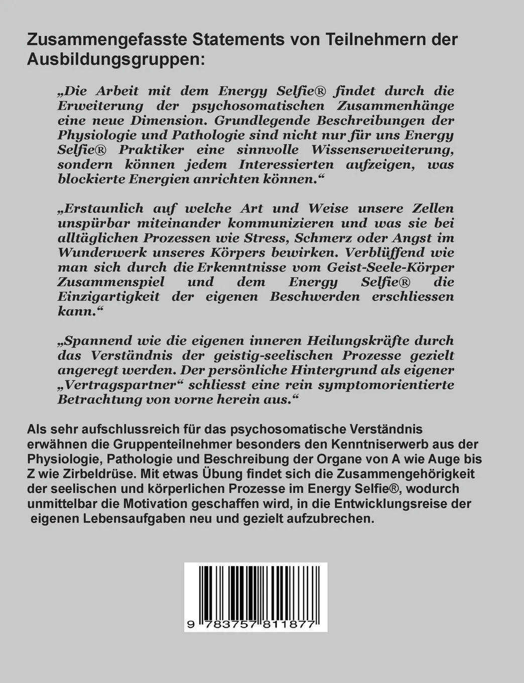 Rückseite: 9783757811877 | Energy Selfie® Blaulicht - Alarm aus der Seele - Band 2 | Kurowski