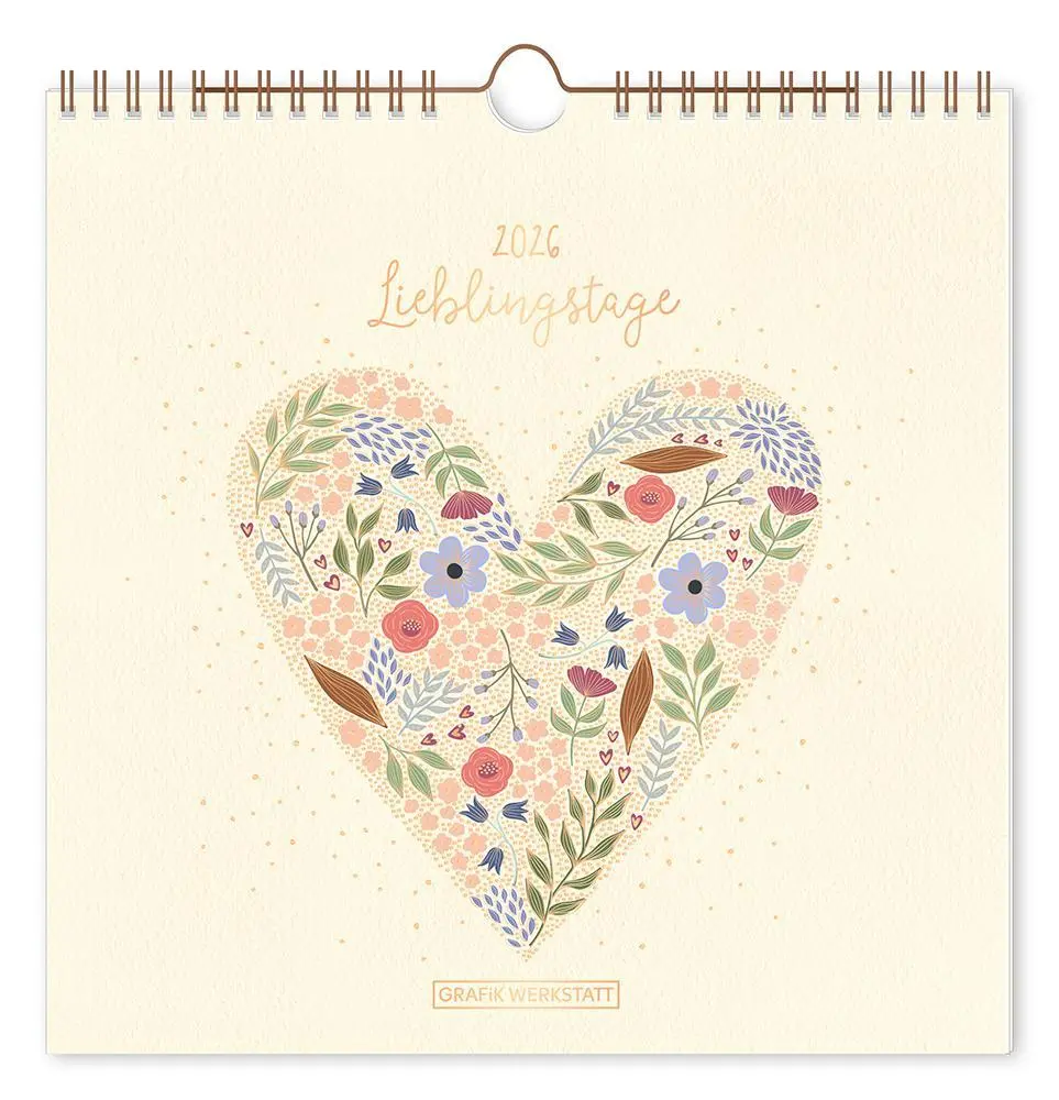 Cover: 9783986361877 | Lieblingstage-Kalender 2026 | Wandkalender | Original | Kalender
