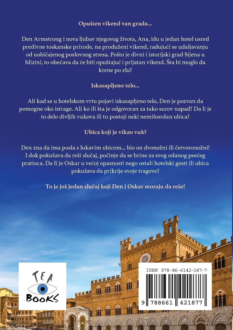 Rückseite: 9788661421877 | Ubistvo u Sijeni (Armstrong i Oskar 4) | T. A. Vilijams | Taschenbuch